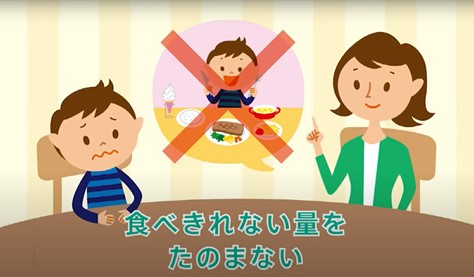 アニメーション動画「食品ロスを減らそう」(TOTAL:1分58秒)